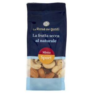 La Rosa dei Gusti Misto Sport con Mandorle, Anacardi, Uvetta e Zenzero 150g