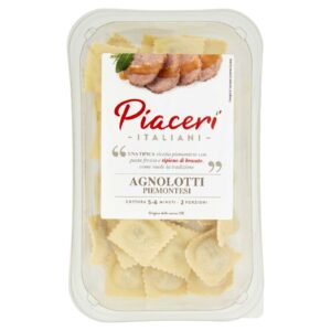 Piaceri Italiani Agnolotti Piemontesi al Brasato Pasta Fresca Ripiena 250g