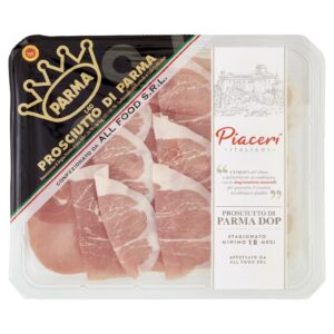 Piaceri Italiani Prosciutto di Parma DOP Stagionato Minimo 18 Mesi Affettato 100g
