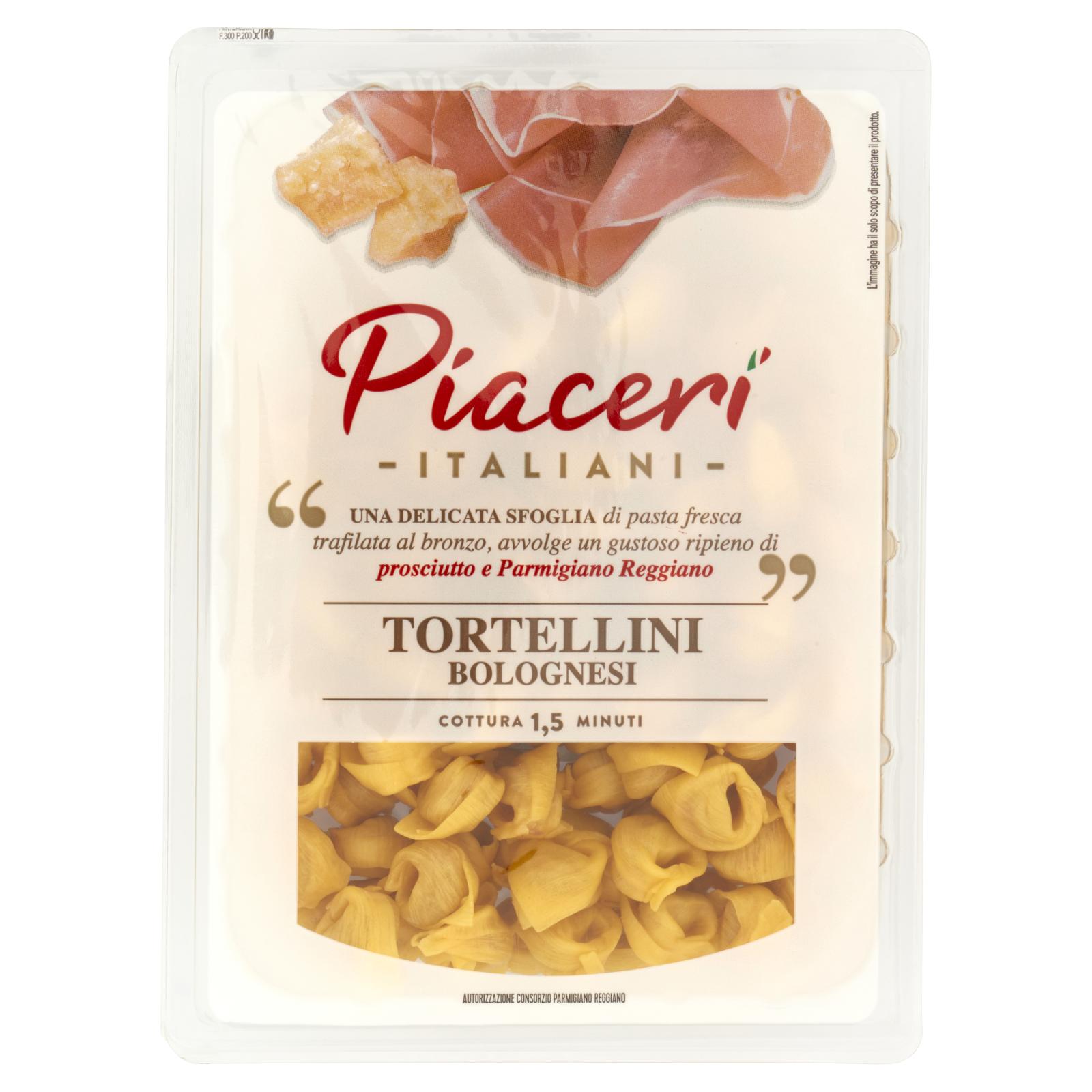 Piaceri Italiani Tortellini Bolognesi Pasta Fresca Ripiena 250g