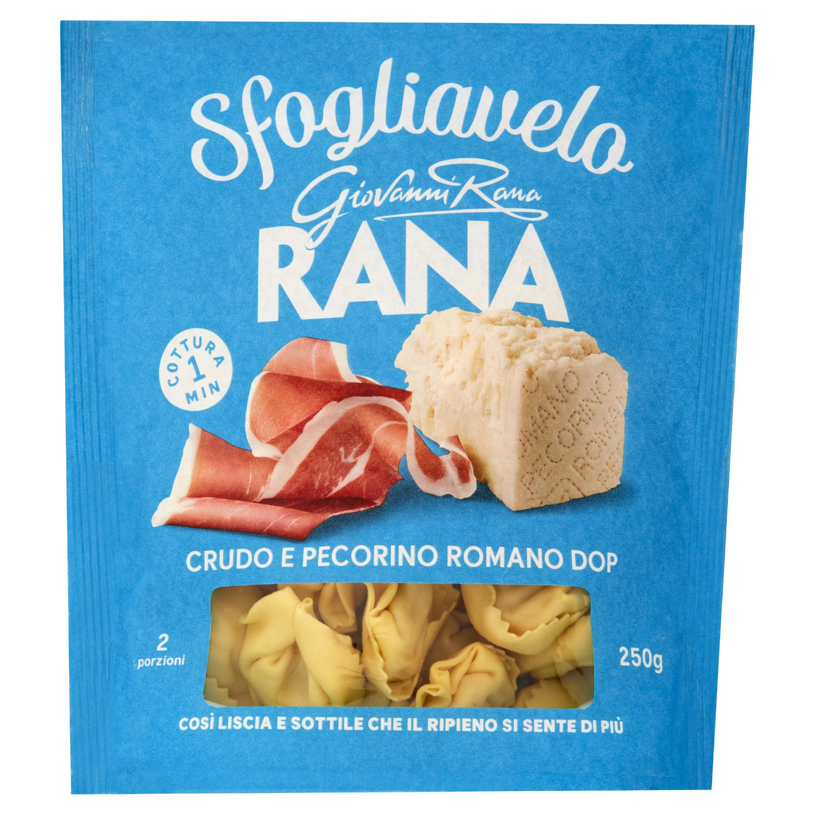 Giovanni Rana Sfogliavelo Prosciutto Crudo e Pecorino Romano DOP 250g