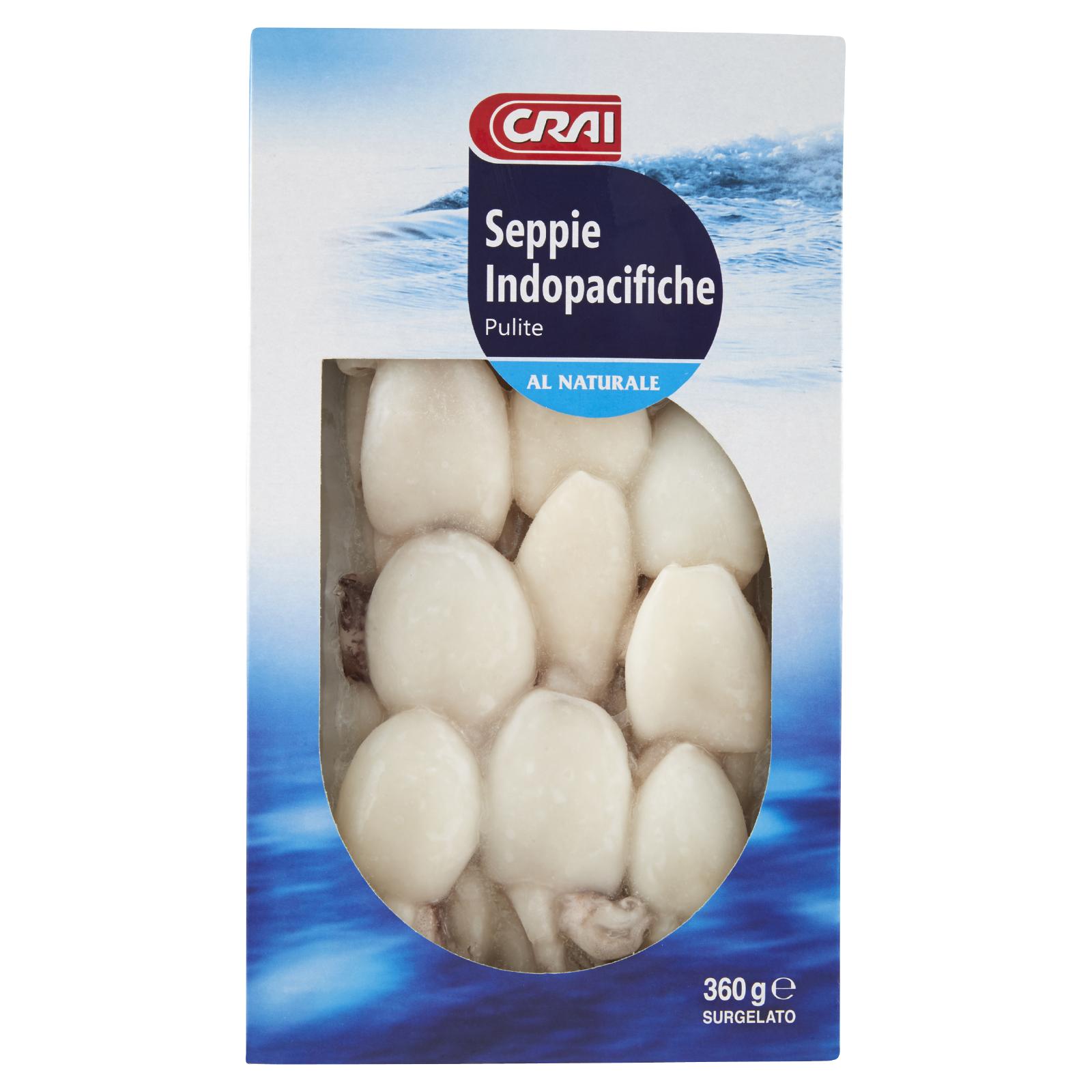 Crai Seppie Indopacifiche Pulite Surgelate 360g