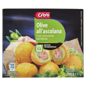 Crai Olive all'Ascolana Surgelate con Croccante Panatura 250g