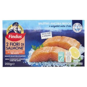 Findus 2 Fiori di Salmone dell’Atlantico Surgelati 200g