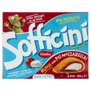 Findus Sofficini Pomodoro e Mozzarella Senza Lattosio Surgelati 4 Pezzi 250g