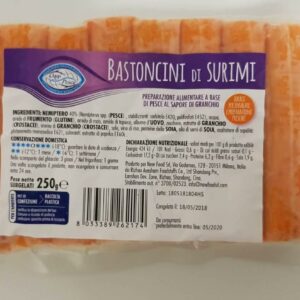 Oggi Pesce Bastoncini di Surimi Surgelati 16 Pezzi 250g
